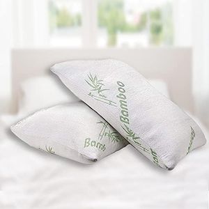 Australian Made Luxor Luxury Microfibre Pillow with Bamboo Cover - 2 Pack