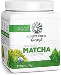 Matcha Green Tea Powder | Keto Gluten Free Matcha Powder Organic Tea Culinary Grade for Smoothies Baking Teas Lattes Vegan Sugar Free Dairy Free | Harvest Organic Matcha 337g 225 Servings | Sunwarrior