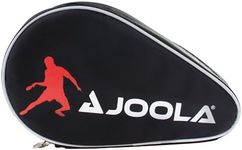 JOOLA Unisex - Adults Table Tennis Bat Cover Pocket Double 2 Table Tennis Bat Cover in Trendy Design Table Tennis Cover, Black/Red,