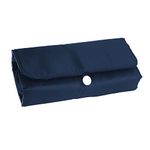 Portable Folding Makeup Brush Bag, Multifunctional Cosmetics Rolling Storage Case Makeup Brush Holder for Travel, Makeup Brush Organizer Bag (Dark Blue)