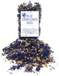 Natural Blue Cornflower Buds - Drie