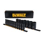 DEWALT DWMT19239 19-Piece SAE 1/2"Drive Impact Deep Socket Set