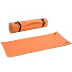 Soozier 10' x 5' Roll-Up Pool Float Pad for Lakes, Oceans, & Pools, Water Mat for Playing, Relaxing & Recreation, Orange