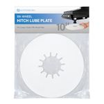 SCOTTCHEN 5th Wheel Hitch Lube Plate 10in RV Camper Trailer Fifth Wheel Plate - 1Pack