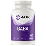 AOR - GABA Supplement 600mg, 120 Capsules - Amino Acid Supplement for Mental Health, Regulates Mood Supplement, Relaxation and Sleep Support Insomnia Relief - Gaba Calming Support