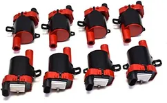 A-Team Performance - High Performance Ignition Coils - Compatible With GM Chevy Pontiac LS LSX LS1 LS2 LS3 LS6 LS7 Set of 8 Red - Spark Plugs - Ls Intake Manifold - Coil Pack