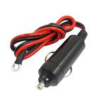 sourcingmap DC 12V Car Auto Male Cigarette Lighter Adapter with 42cm Cable