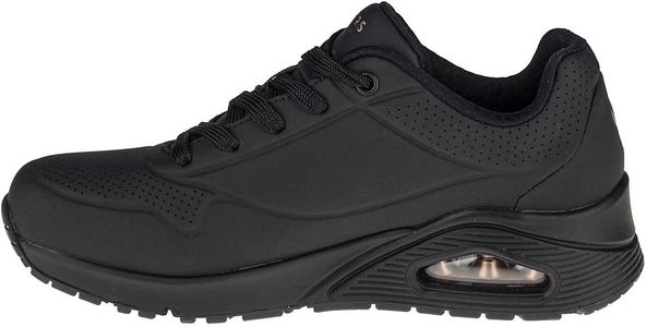 Skechers Women’s Uno Stand on Air Trainers, Black – Size 6 UK