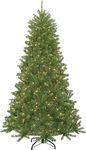 National Tree Company National Comapany Spruce Tree, 6.5 ft, Green Flocked