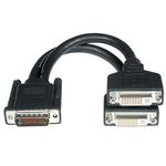 MaK WOrLD DMS-59 to Dual DVI Y Monitor Splitter Molex Cable for Dell HP