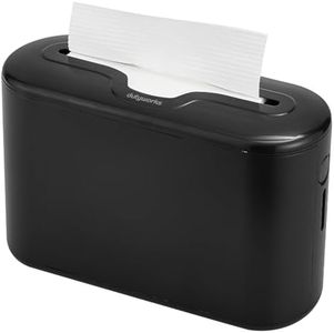 Multifold Paper Towel Dispenser Countertop, Commercial Hand Towel Dispenser for Bathroom Kitchen Home, Trifold/C Fold/Z Fold Napkin Dispenser, Abs Plastic - Non-Slip, Black