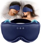 MUSICOZY Sleep Mask Headphones | 3D Organic Bamboo Cotton Eye Mask with Bluetooth Headphones for Travel & Restful Sleep,Shift Work | Bluetooth 5.4 Sleep Headphone Cool Gadgets Gift for Men & Women