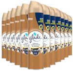 Glade Air Freshener, Aerosol Room Spray, Sandalwood & Jasmine, Pack of 12 (12 x 300ml)