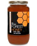 The Believers Choice Raw Organic Forest Honey, Wild, Unprocessed, Unheated, Original Honey 100% Pure and Natural, Non Pasteurized,Collected from Deep Forest - 1200 Grams Glass Jar (Pack of 1)