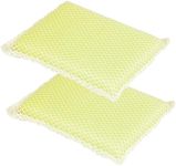 LOLA Nylon Netting Sponge Cleaning Scrubber Pad, Non Scratch, Safe on Non-Stick Surfaces Coated Cookware & Dishes - Gentle Effective Cleaning, 2 Pack