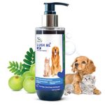 Natural Remedies Lush Me Up Mild Anti-Hairfall Shampoo for Dogs, Cats & Pups of All Breeds, Reduces Hair Fall and Restore Softness and Bounce, Cleans & Conditions, Natural and Safe, 175 ml