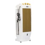 HANBAO Dual USB Charging Port High-Speed TOWER FAN, TOP safety motor, 3 Speed - 4 Way Air Deflection, High Air delivery @ 2250 m3/hr, Hi-speed & powerful, GOLD PRO 18 months Warranty
