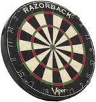 Viper Razorback Sisal/Bristle Steel Tip Dartboard with Staple-Free Spider