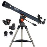 Celestron 21061 AstroMaster 70AZ Refractor Telescope, Dark Blue