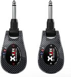Xvive U2 Guitar Wireless System 2.4GHz Wireless Guitar Transmitter and Receiver for Active Pickup Guitar,Amp,Bass,Volin (Carbon)