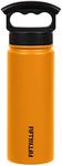 FIFTY/FIFTY Sport Water Bottle, 3 Finger Wide Mouth Cap, 18 oz/530ml, Solar Orange