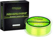 KastKing Premium Monofilament Fishing Line - Superior Mono Nylon Material - Paralleled Roll Track Design – Tournament Grade – Strong, Abrasion Resistant Mono Line for Saltwater (Sunrise Yellow, 300Yds/20LB)
