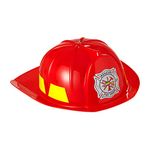 Hard Plastic Fireman Job Theme Hats Caps & Headwear for Fancy Dress Costumes Accessory