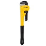 Deli DL2518 18’’ Cr-Mo Carbon steel Adjustable Pipe Wrench Tool Heavy-Duty for Plumbing Industrial and Professional Use