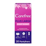 Carefree Plus Large Pantyliners - Pack of 60