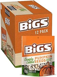 BIGS Simply Salted Homestyle Roast Pumpkin Seeds, Low Carb Lifestyle, 5-oz. Bag (Pack of 12)