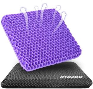 BTDZDD Gel Cushion Orthopaedic Upgraded Seat Cushion Office Chair Breathable with Non-Slip Cover Gel Seat Cushion for Wheelchair Cushion Car Office Home
