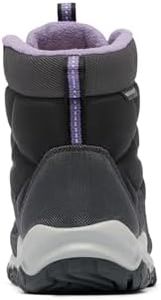Columbia Women’s Waterproof Snow Boots, Black/Plum Purple – Size 5 UK