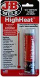 J-B Weld 8297-DEU HighHeat, Heat-Resistant epoxy Metal Putty for All high Temperature Jobs, Gray, one Size