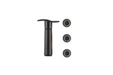 Le Creuset Plastic Wine Pump with 3 stoppers, WA 137, Matte Black, 49200000008200