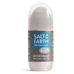 Salt of the Earth Refillable Natural Deodorant Roll On Vetiver & Citrus - Effective Protection, 100% Natural ingredients, Eco friendly, Vegan, Cruelty Free. Suitable for Men, Women & Kids - 75ml