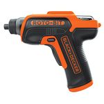 BLACK+DECKER 4V MAX Cordless Screwdriver with Bit Storage (BDCS50C) , Orange