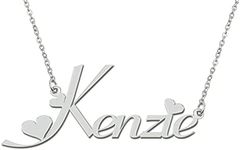 Stainless Steel Silver Kenzie Name 