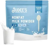 Judee’s Non-Fat Milk Powder 5 lb - 100% Non-GMO, Keto-Friendly - rBST Hormone-Free, Gluten-Free and Nut-Free - Good Source of Protein and Calcium - Made in USA