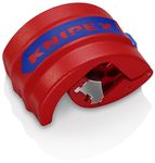 KNIPEX Bix Cutter for Plastic Pipes, 20-50 mm, Cuts Without Shavings, 2 Spare Blades Included, Pipe Cutter, 90 22 10 BK