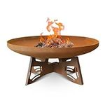 GZGNEEVL Wood Burning Fire Pit Bowl