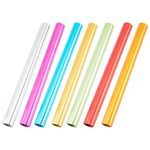 NBEADS 7 Pcs Aluminum Field Race Batons, 7 Colors Aluminum Relay Batons Track Field Relay Baton Running Baton Stick for Outdoor Sports Race Running Athlete Practice