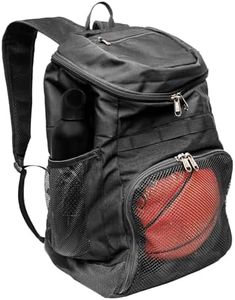 Xelfly 25L Basketball Backpack with Ball Compartment - For Sports Equipment, Gym, Travel