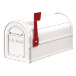 Salsbury Industries 4850WHT Heavy Duty Rural Mailbox, White