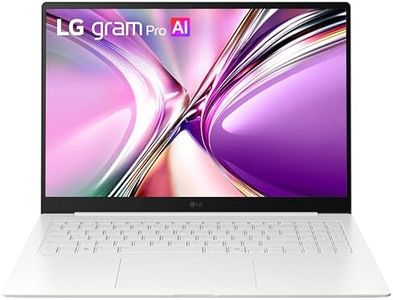 LG gram Pro 16-inch Thin and Lightweight Dual AI Laptop Computer, Windows 11 Home, Copilot+ PC, Ryzen AI 7 450 Processor, 32GB RAM, 2TB SSD - Aerominum White
