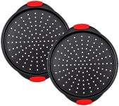 ZOEHROWS Pizza Pan for Oven (2 Pack