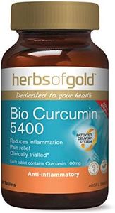 Herbs of Gold Bio Curcumin 5400 60 Tablets, 60 count