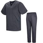 MISEMIYA - Uniforms Unisex Scrub Set – Medical Uniform with Scrub Top and Pants - Ref.8178 - Small, Gray 21