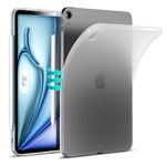 ESR for iPad Air 11 Inch Case M2 (2024), iPad Air 6th/5th/4th Generation Case (2022/2020) Matte Case, Translucent Back Cover, Supports Pencil Pro, Project Zero Series, Frosted Clear