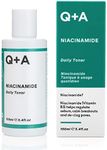 Q+A Niacinamide Daily Toner: Advanced Facial Toner for Reducing Breakouts, Clearing Pores & Enhancing Skin Health, Ideal for Everyday Radiance and Smoothness - 100ml/3.4fl.oz