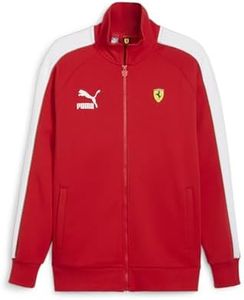 PUMA Men's Standard Scuderia Ferrari Race Mt7 Track Jacket